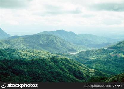 View of Mountains at Khao Kho District Phetchabun Province, northern Thailand.