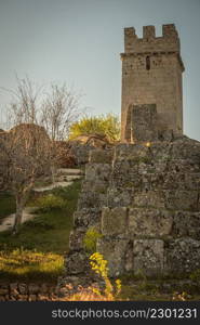 View of Numao Castle. Council of Vila Nova de Foz Coa. Portugal. Douro Region