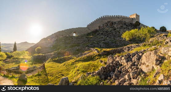 View of Numao Castle. Council of Vila Nova de Foz Coa. Portugal. Douro Region.