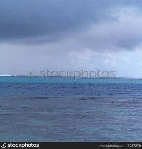 View of Ocean at Moorea in Tahiti