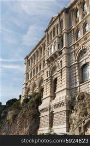 View of Oceanographic Museum of Monaco