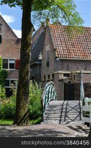 view of old Dutch houses