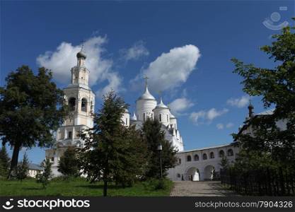 view of Orthodox monastery