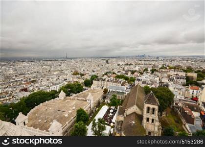 View of Paris from the Sacre Coaer