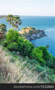 View of Promthep Cape - best view point Phuket island, Thailand