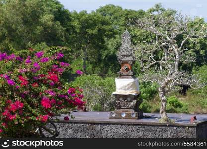 View of Pura Uluwatu temple in Bali island, Indonesia