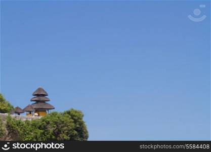 View of Pura Uluwatu temple in Bali island, Indonesia