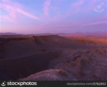 View of rocky landscape, Death Valley, San Pedro de Atacama, El Loa Province, Antofagasta Region, Chile