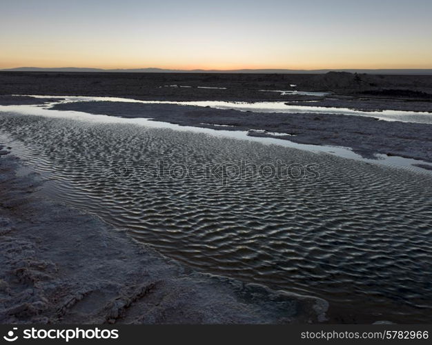 View of Salar de Tara, Los Flamencos National Reserve, San Pedro de Atacama, El Loa Province, Antofagasta Region, Chile