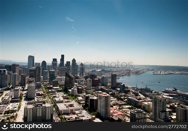 View of Seattle from the Space Needle