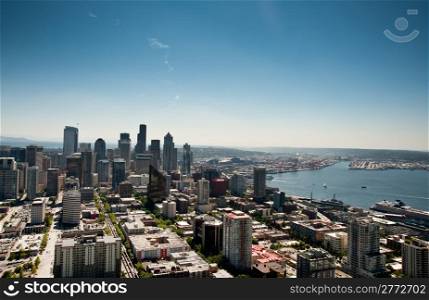 View of Seattle from the Space Needle