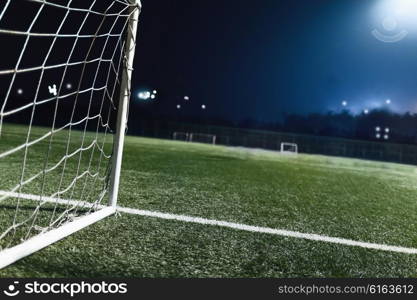 View of soccer field