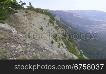 View of south coast of Crimea and Yalta city from Ai-Petri plateau