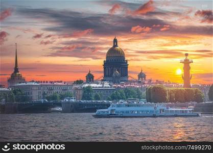 View of St. Petersburg from the Neva River