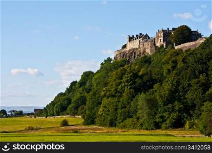 View of Stirling Castle, from the bottom of the hill
