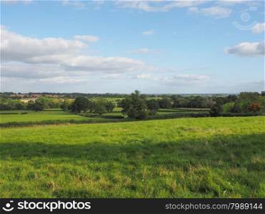 View of Tanworth in Arden. English countryside in Tanworth in Arden Warwickshire, UK