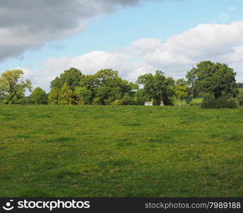 View of Tanworth in Arden. English countryside in Tanworth in Arden Warwickshire, UK