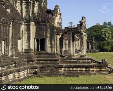 View of temple, Krong Siem Reap, Siem Reap, Cambodia