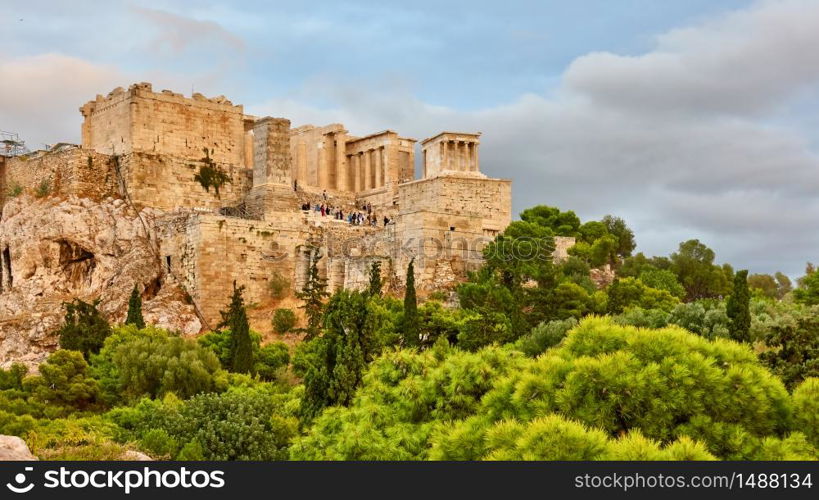 View of the Acropolis in Athens, Greece - Greek landscape