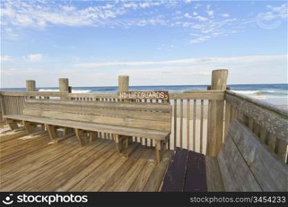 View of the beach, New Jersey shore