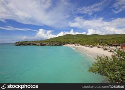 View of the beautiful Knip beach on Curacao. Knip beach