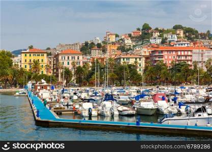 View of the city and the harbor of La Spezia and Gulf of Poets, Italian Riviera, Liguria, Italy.