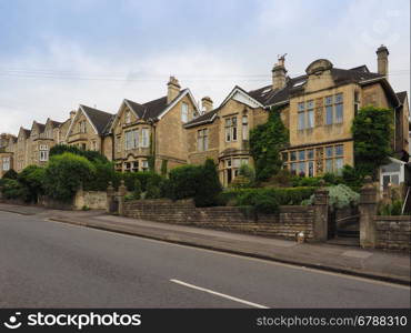 View of the city of Bath. View of the city of Bath, UK