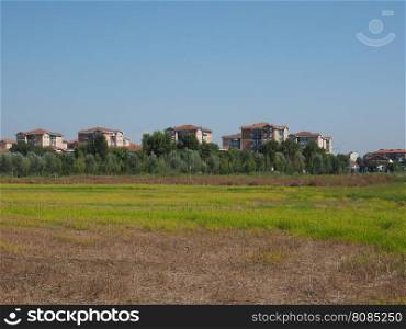 View of the city of Settimo Torinese. View of the city of Settimo Torinese, Italy