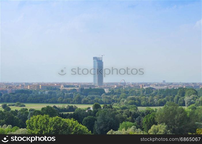 View of the city of Turin. View of the city of Turin, Italy