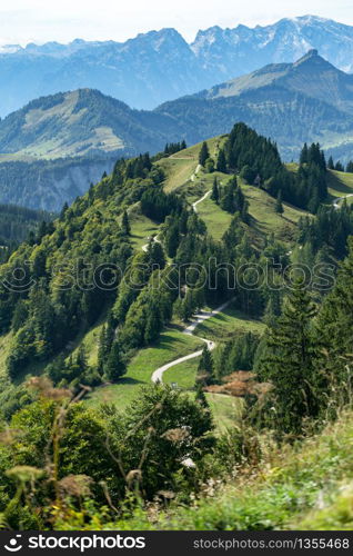 View of the Countryside from Zwolferhorn Mountain