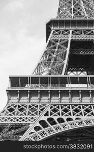 View of the Eiffel Tower, Paris France