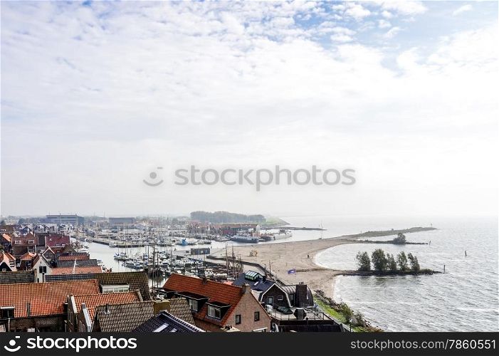 View of the Fishing Village of Urk