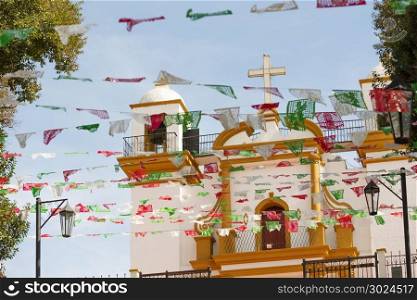 View of the Guadalupe Church in San Cristobal, Chiapas Mexico