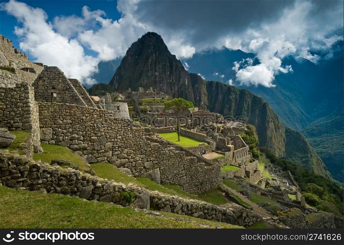 View of the Lost Incan City of Machu Picchu near Cusco, Peru. . Commercial Photography