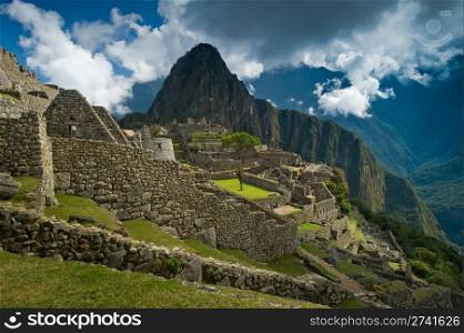 View of the Lost Incan City of Machu Picchu near Cusco, Peru. . Commercial Photography