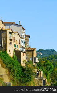 View of the Medieval City of Gerazzano, Italy