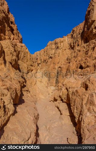 View of the mountains of Senai Peninsula in Egypt