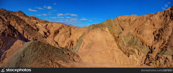 View of the mountains of Senai Peninsula in Egypt