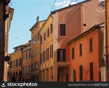 View of the old city centre in Bologna, Italy. View of old city centre in Bologna