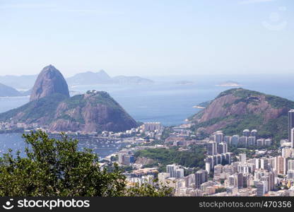 view of the Pao de Acucar and Rio de Janeiro