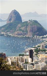 view of the Pao de Acucar and Rio de Janeiro