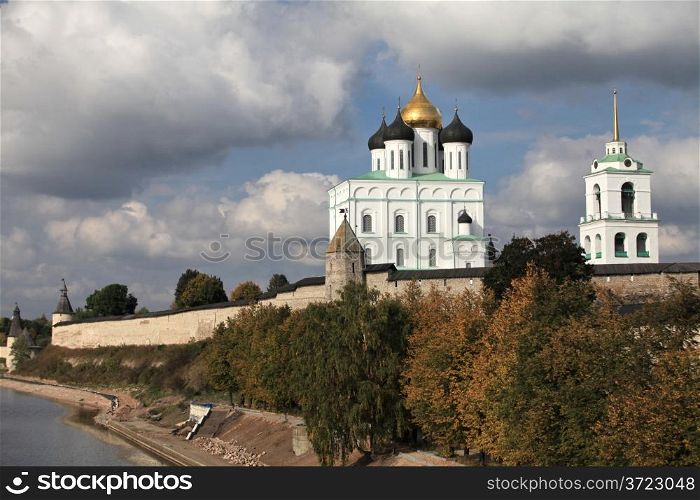 View of the Pskov Kremlin