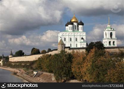 View of the Pskov Kremlin