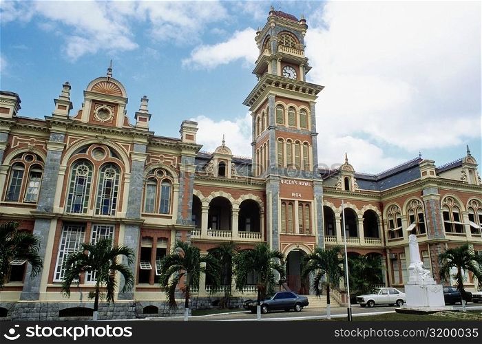View of the Queen&acute;s Royal College, Port of Spain, Trinidad