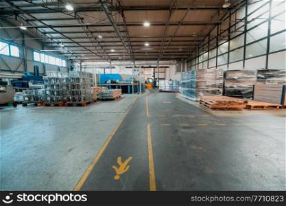 View of the storage warehouse. Transportation concept. Warehouse store concept. High quality photo. View of storage warehouse. Transportation concept. Warehouse store concept.