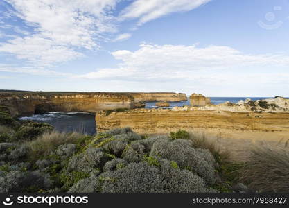 View of the Twelve Apostles magnificent coastline in Victoria, Australia