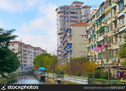 View of Typical living district of Shanghai, China