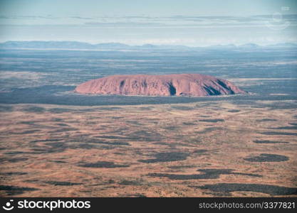 View of Uluru, Northern Territory, Australia, August 2009