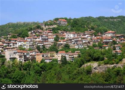 View of Veliko Tarnovo in Bulgaria in the spring