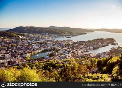 View on Bergen Norway